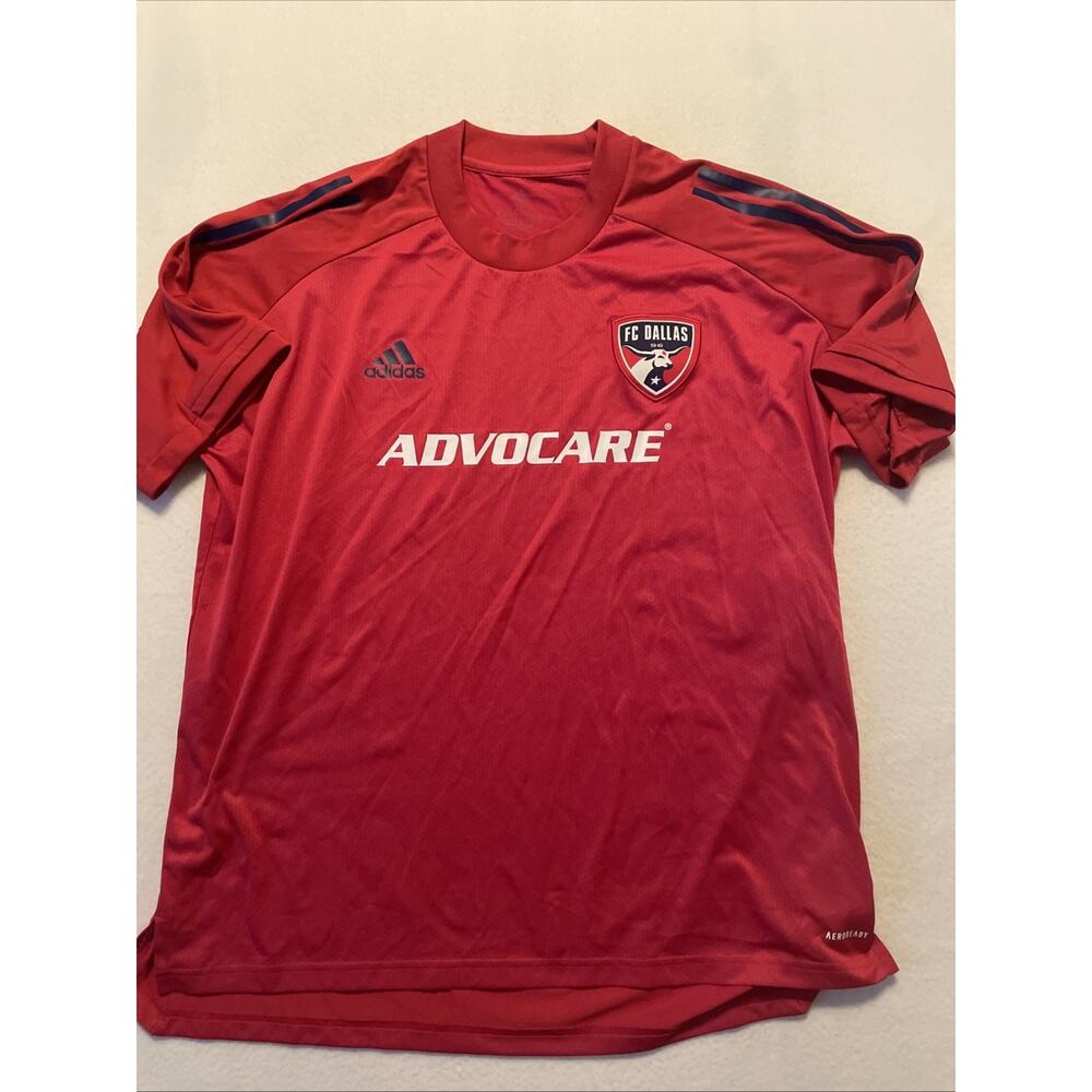 Adidas FC Dallas 96 Soccer Replica Jersey 2019 Red AEROREADY XL Extra Large